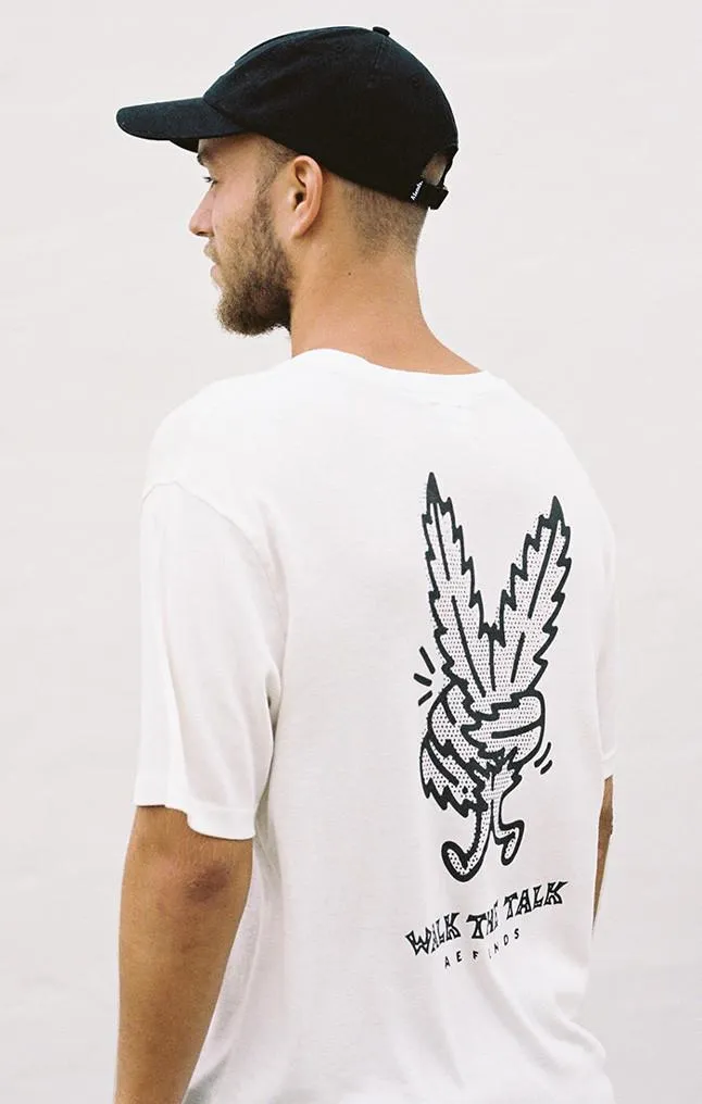 Afends Mens Walk The Talk - Standard Fit Hemp Tee