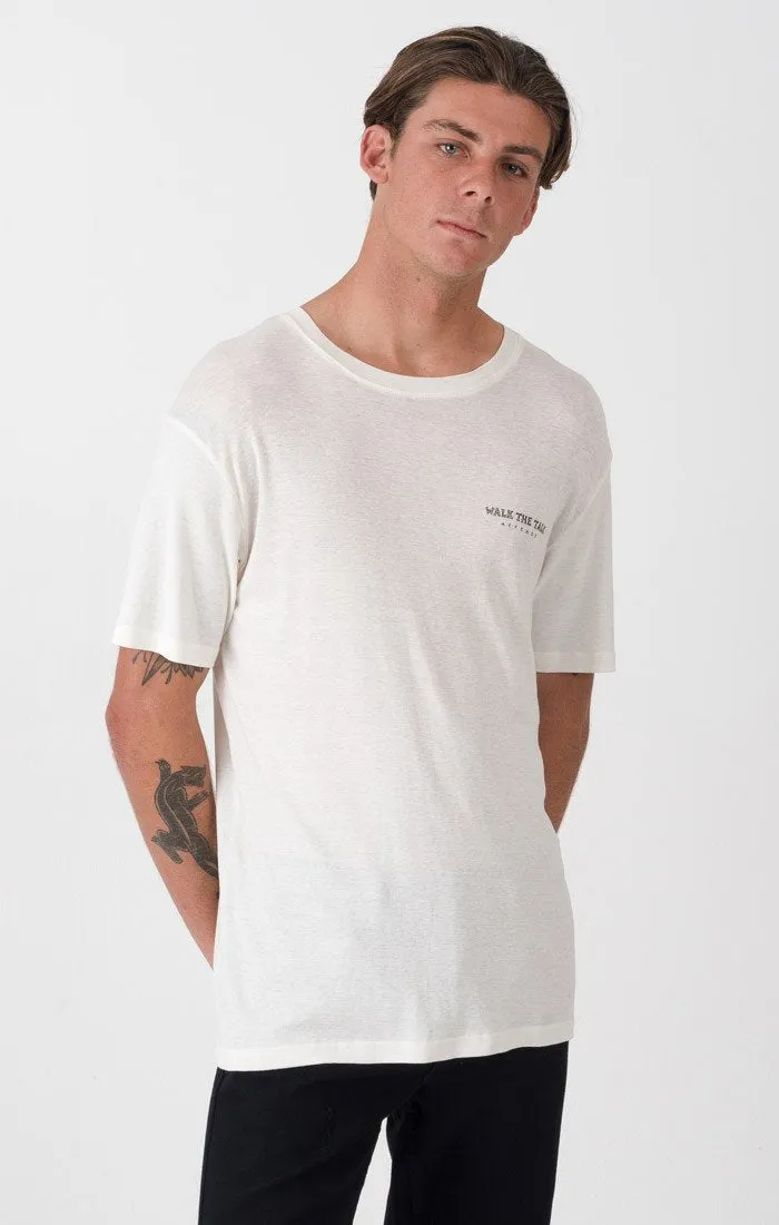 Afends Mens Walk The Talk - Standard Fit Hemp Tee