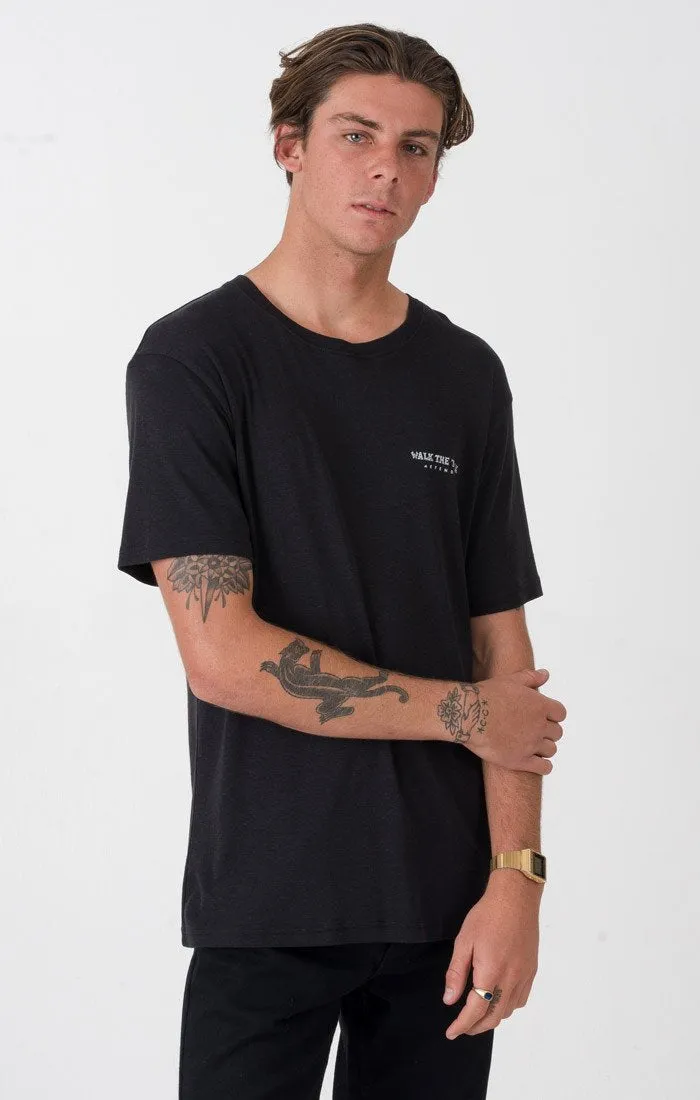 Afends Mens Walk The Talk - Standard Fit Hemp Tee