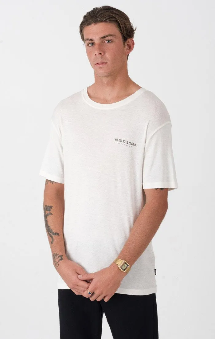 Afends Mens Walk The Talk - Standard Fit Hemp Tee