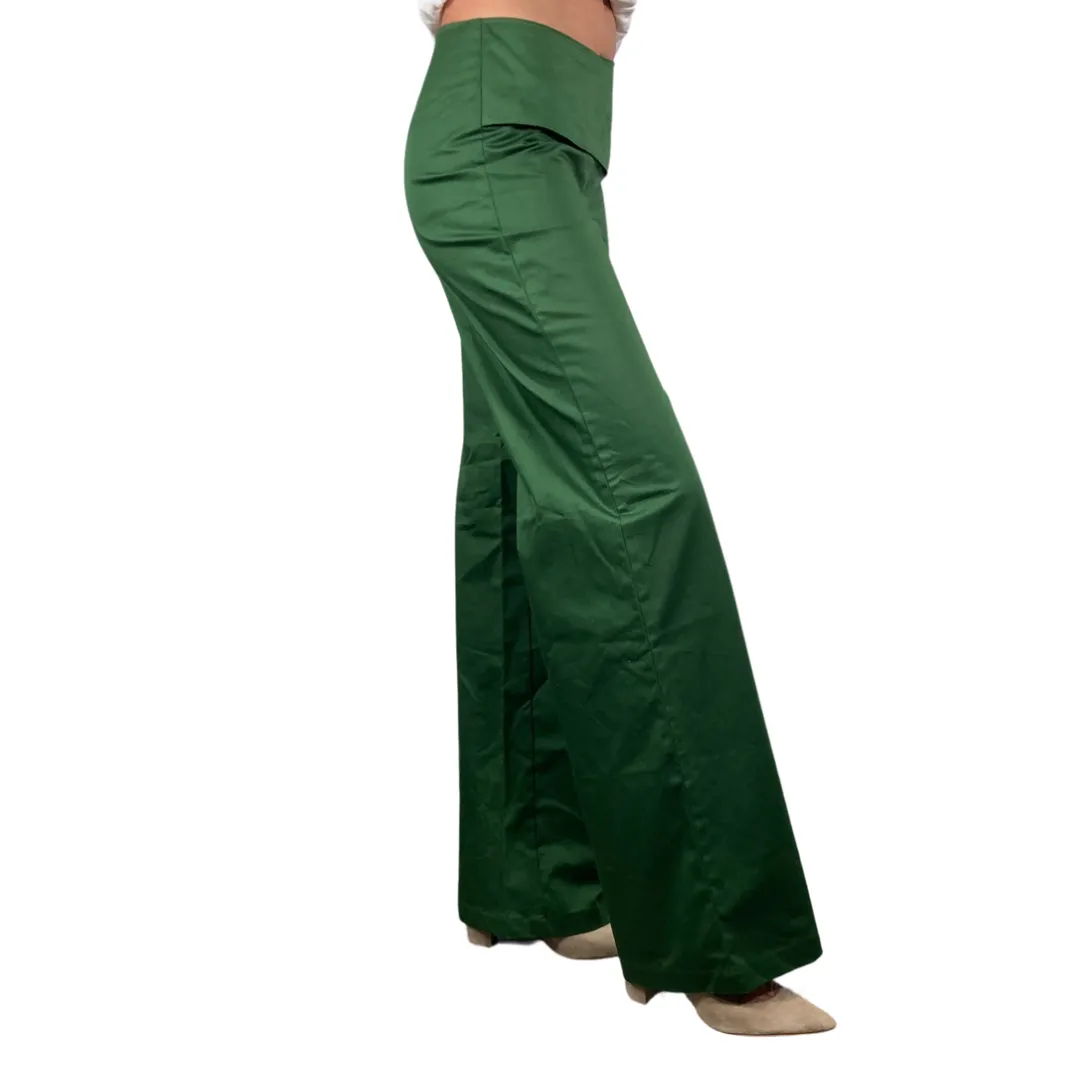 Antoine & Lili Green Low Waist Pants