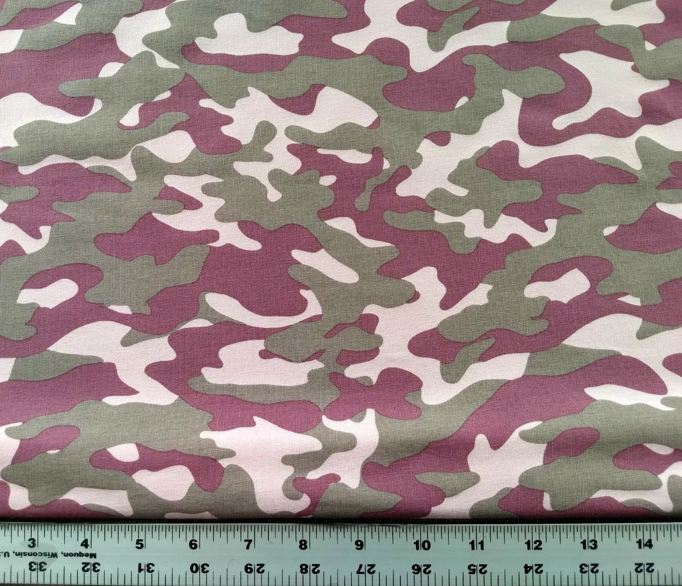 Bamboo French Terry / Camo Pink