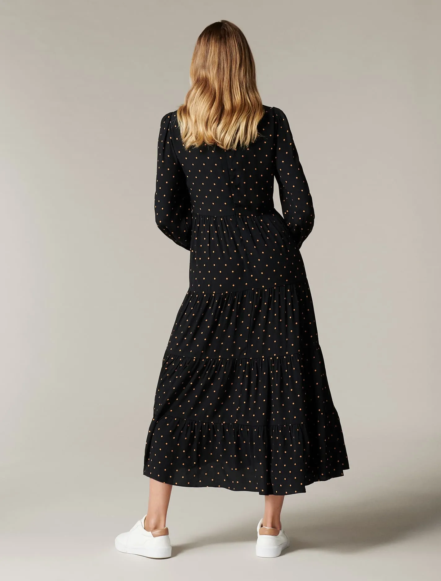 Betty Long Sleeve Midi Dress