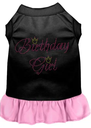 Birthday Girl Rhinestone Dresses Black With Light Pink Xxl (18)