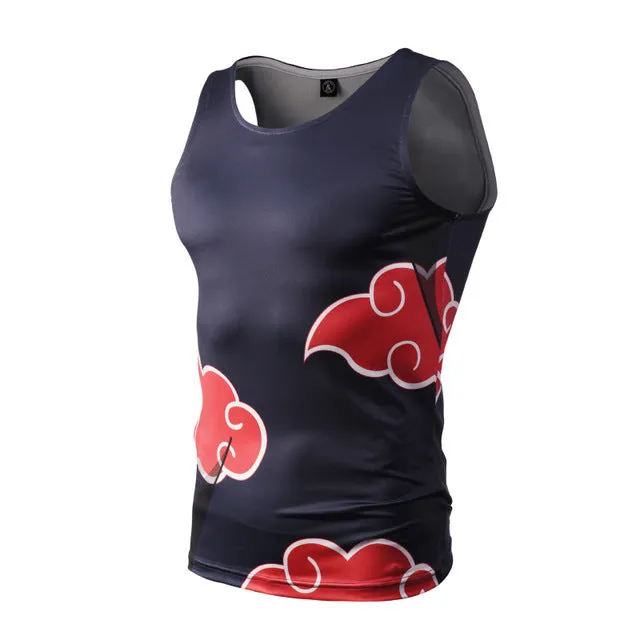 Bodybuilding Armour Dragon Ball Tank Tops Men Anime Tops Naruto vest Fitness Tops Tees super saiyan singlets ZOOTOP BEAR