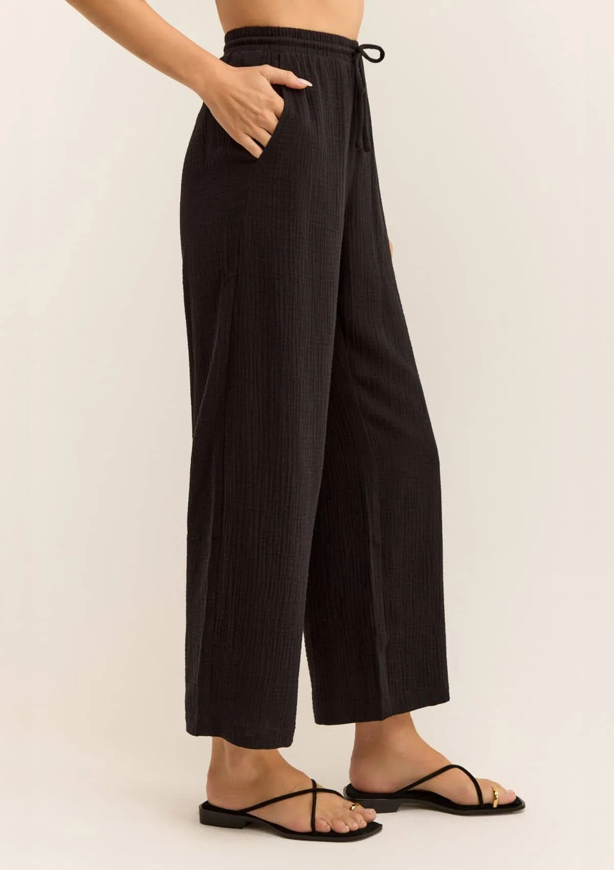 Bondi Gauze Pant - Black