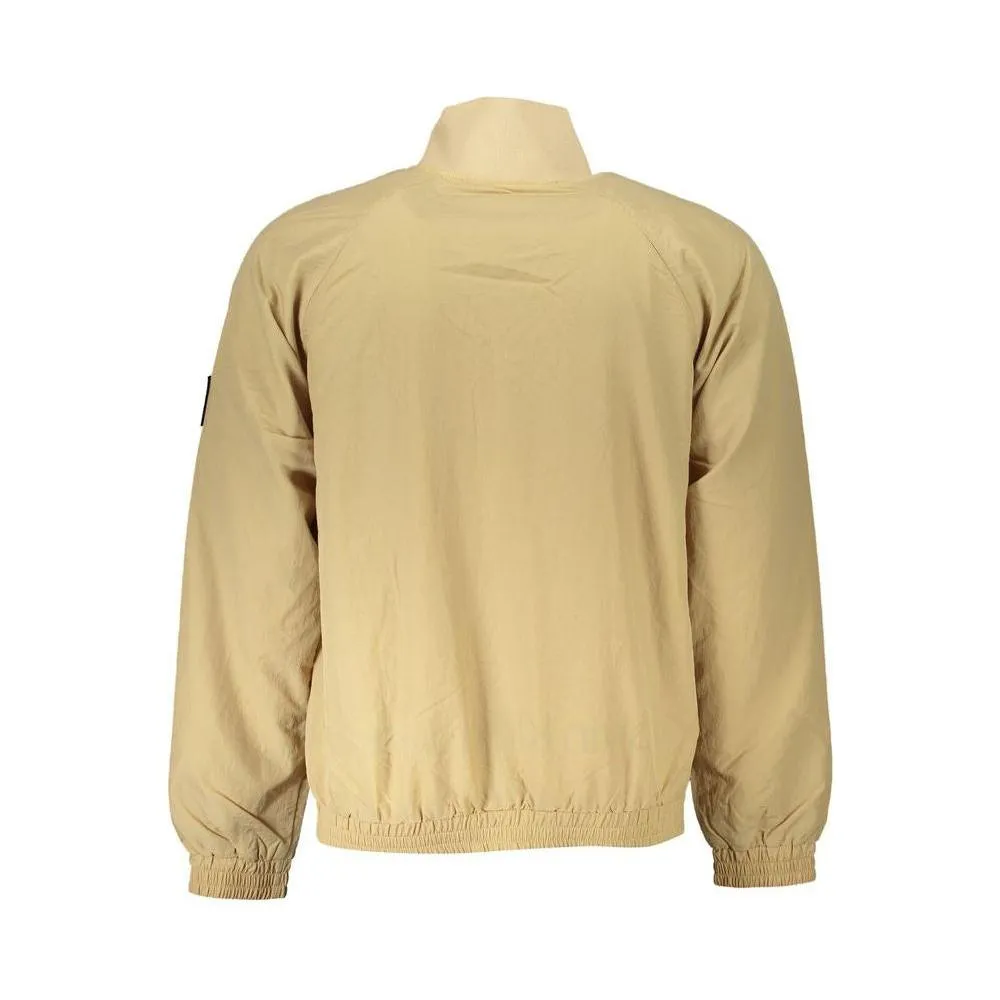 Calvin Klein Beige Long Sleeved Sports Jacket