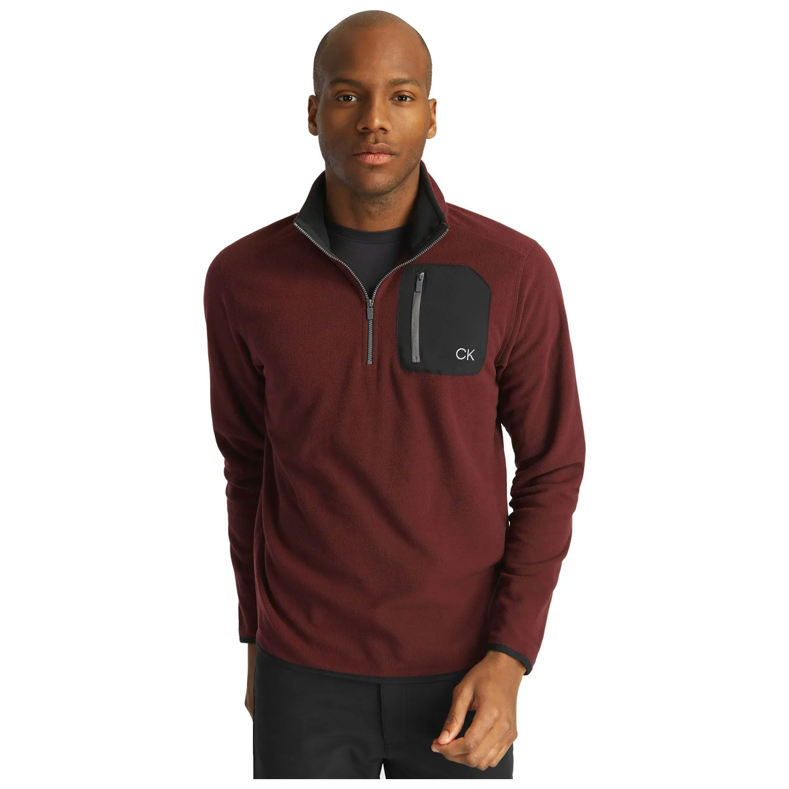 Calvin Klein Mens Planet Fleece Half Zip