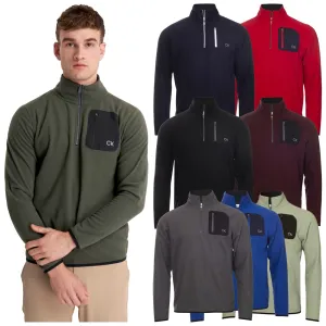 Calvin Klein Mens Planet Fleece Half Zip