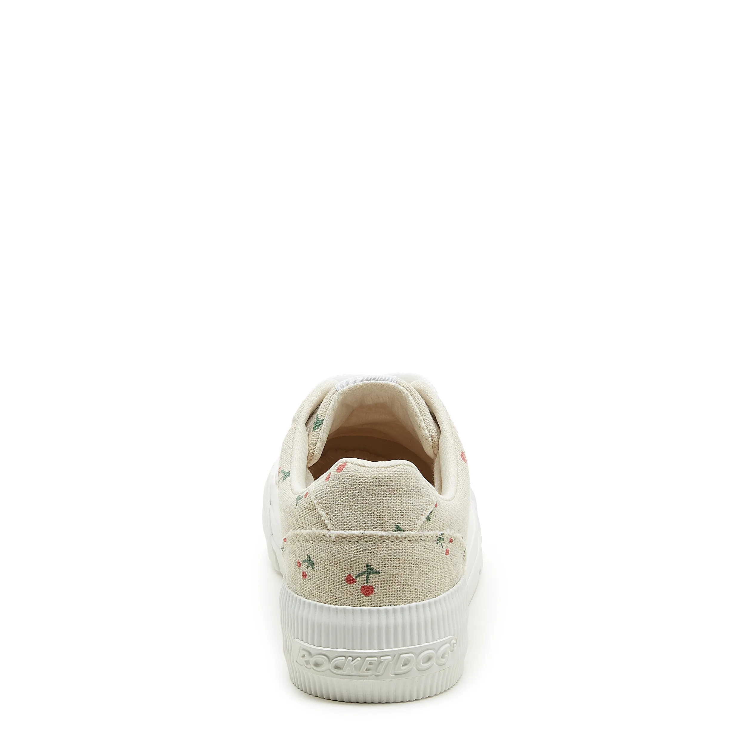 Cheery Recycled Cotton Cherry Print Trainers