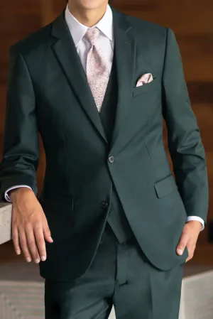 Dark Green Suit Separates Vest