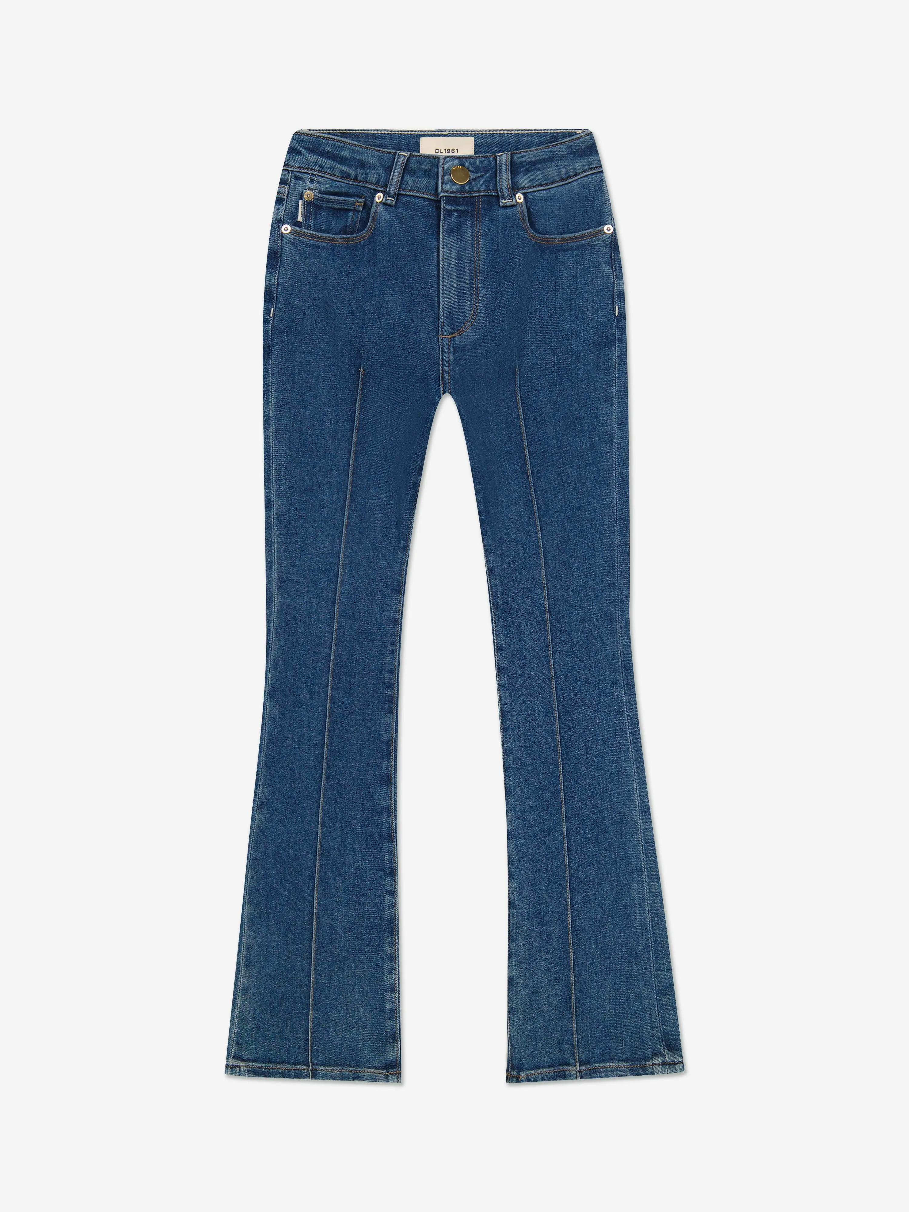 DL1961 Girls Claire High Rise Bootcut Jeans in Blue