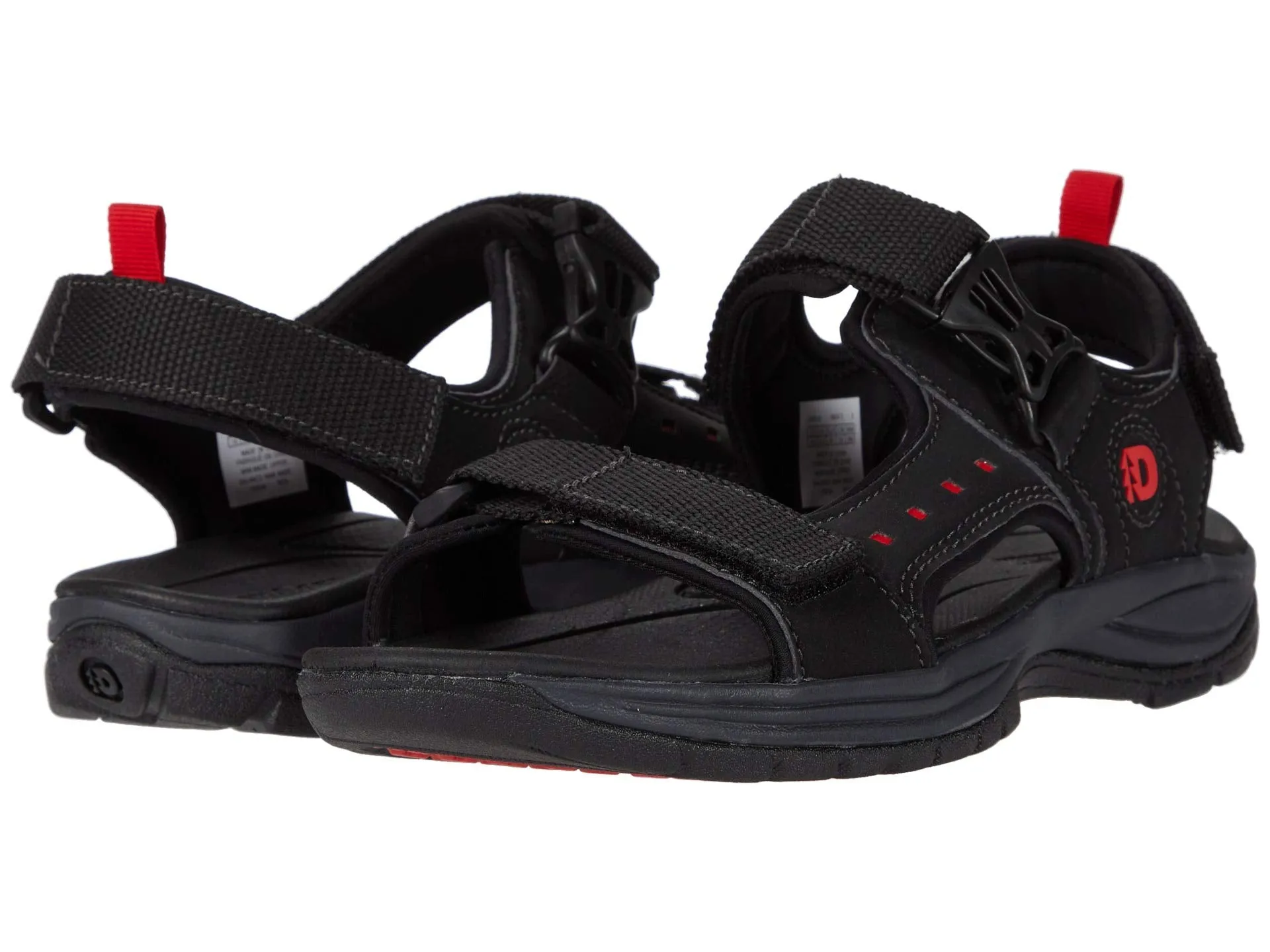 Dunham Nolan Water Friendly Sandals, black