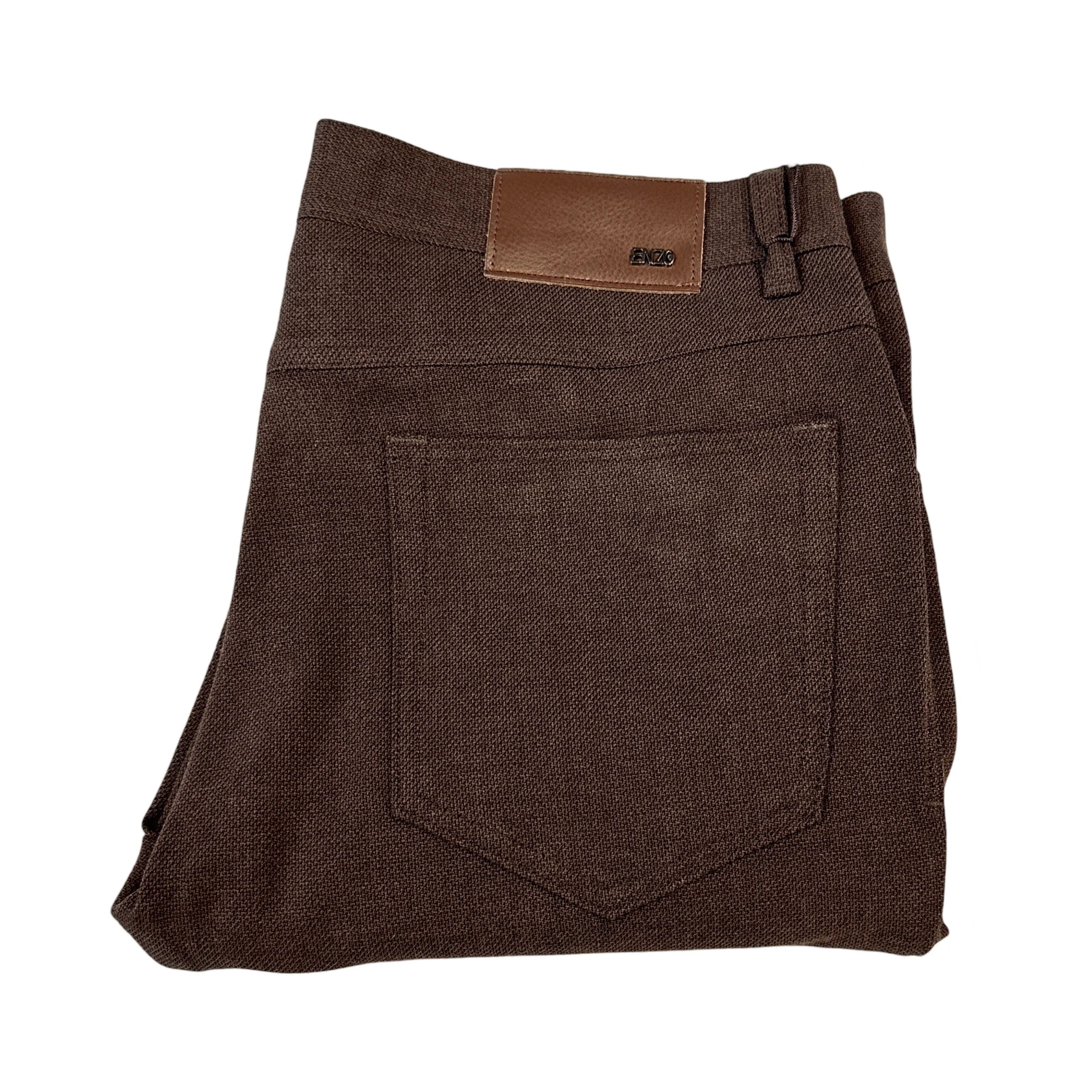 Enzo Alpha-399 Brown High End Pants