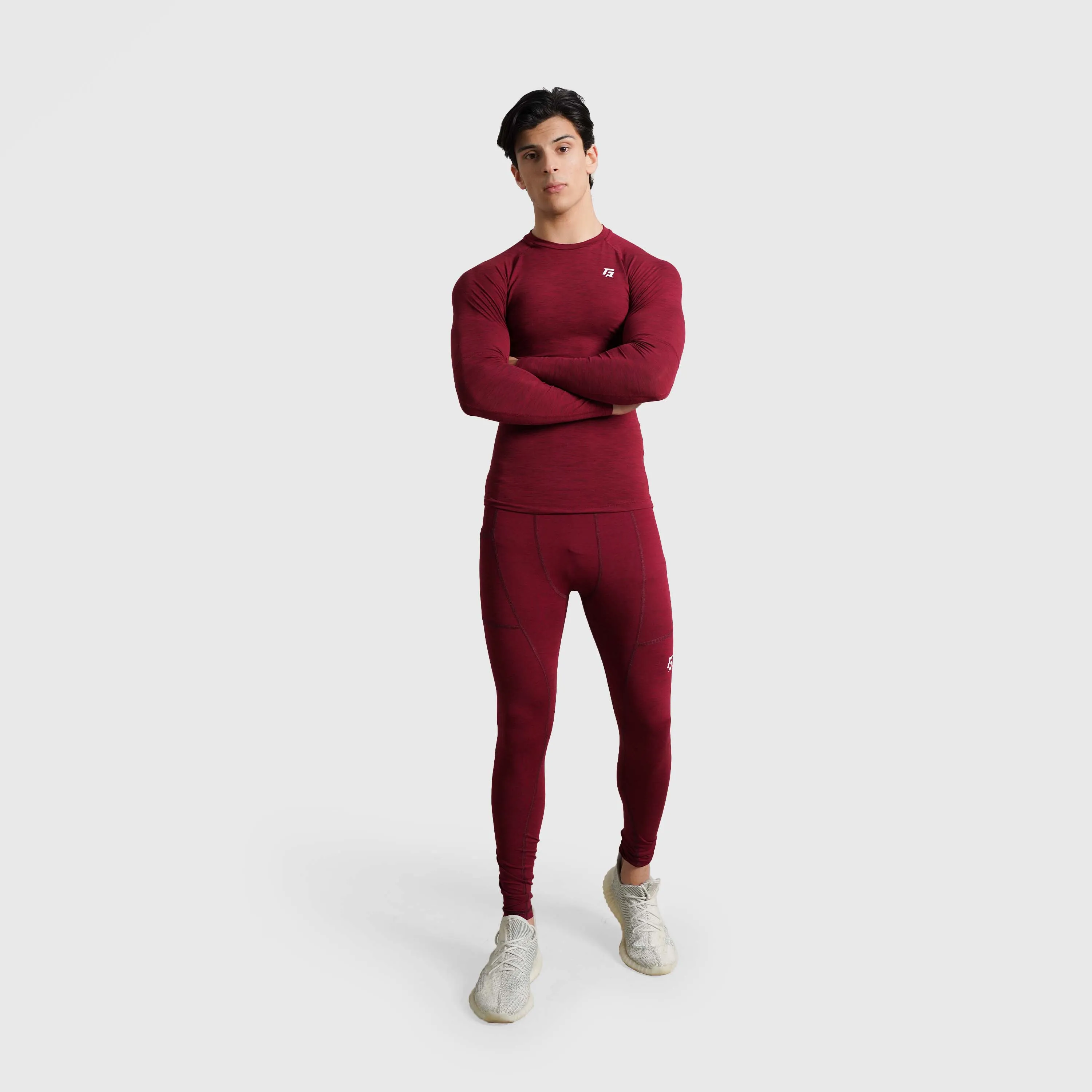 GA Compression Long Sleeves (Maroon)