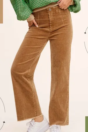 Hello There Camel Corduroy Pants