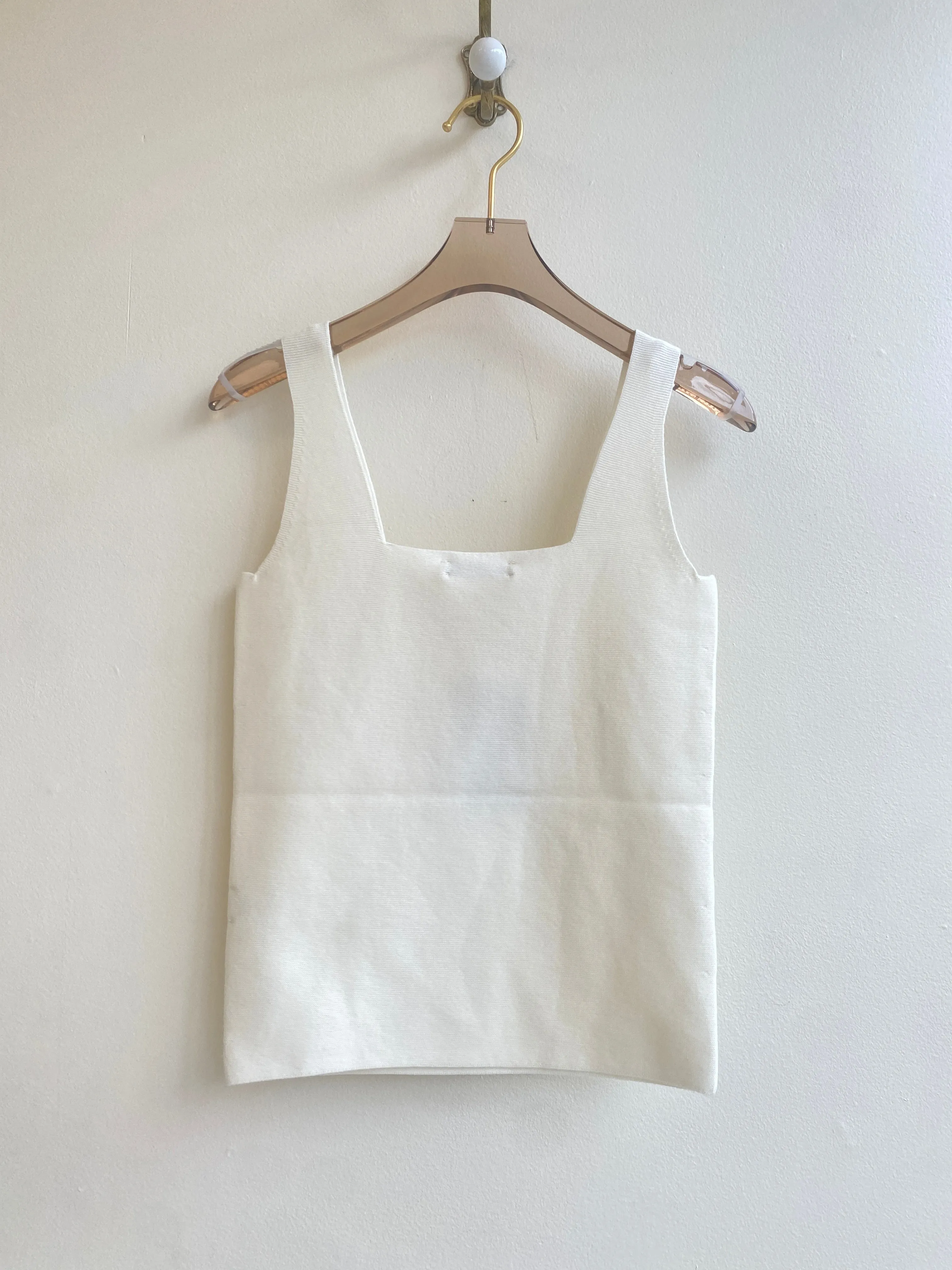 Ivory Hinda Eco Viscose Tank Top