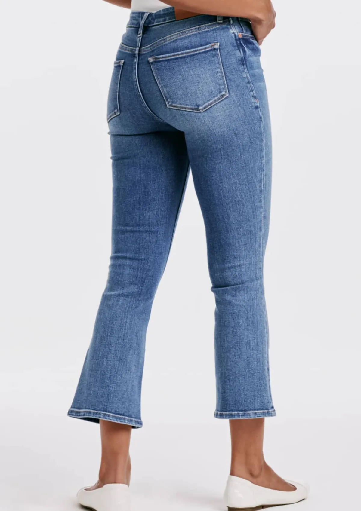 Jeanne High Rise Cropped Jeans - Wexford