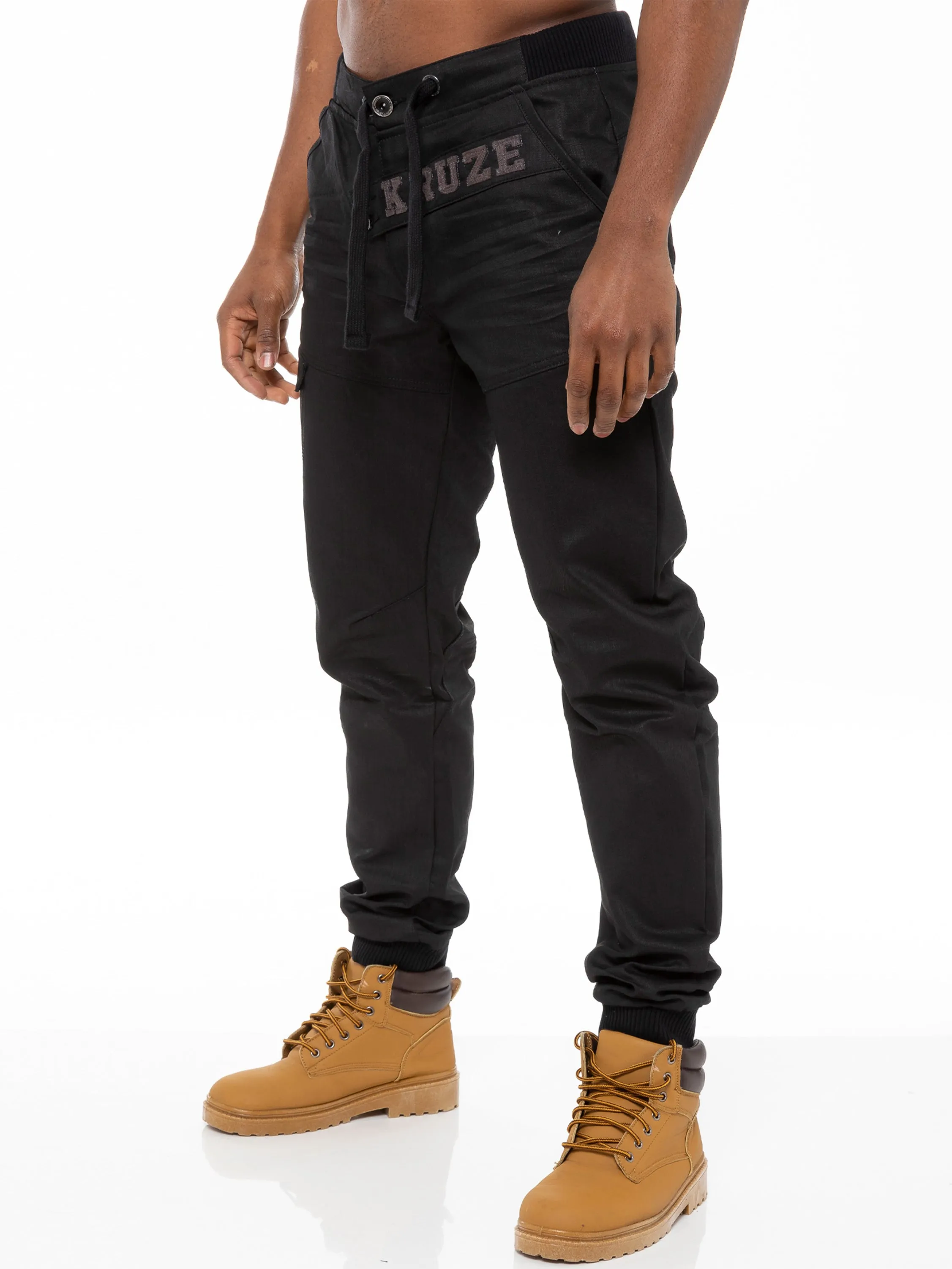 Kruze | Mens Denim Cuffed Jeans