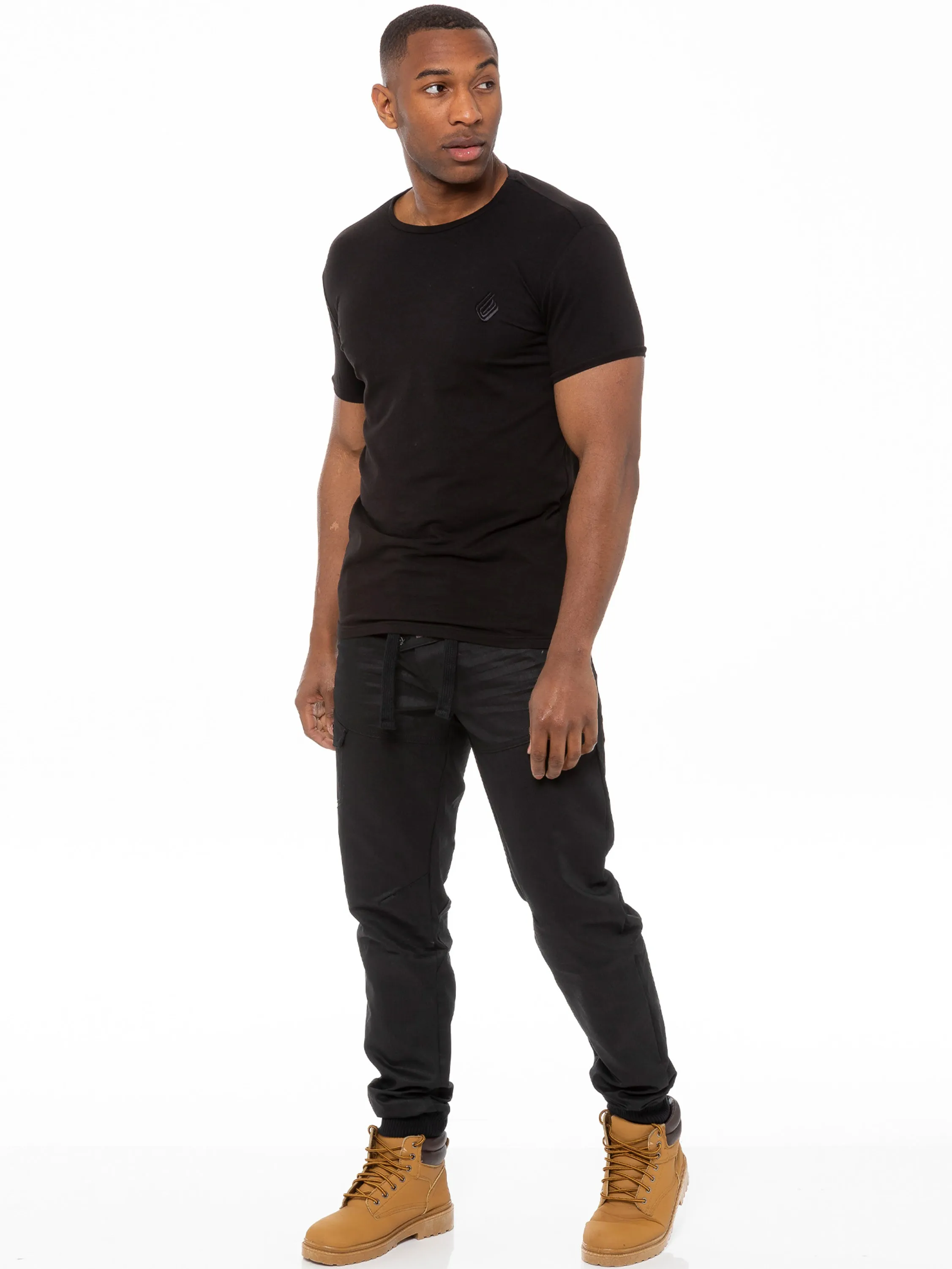 Kruze | Mens Denim Cuffed Jeans