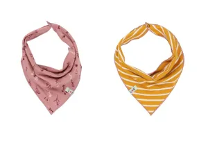 Lilly and Sid Organic Collection Reversible Bandana Bib Fairies