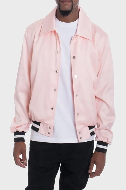 LUXURY Satin Bomber Jacket