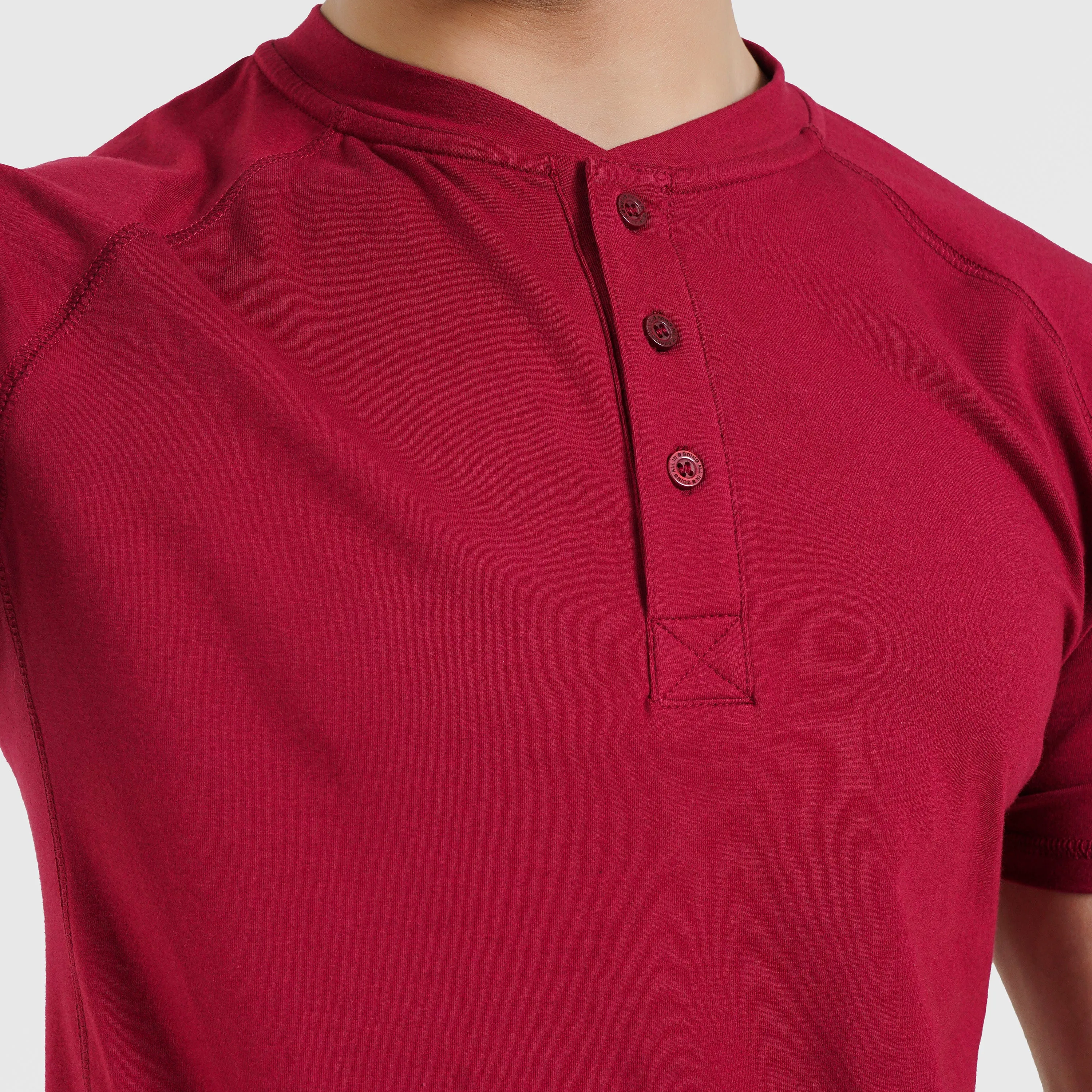 M024 Short Sleeves Tee (Maroon)