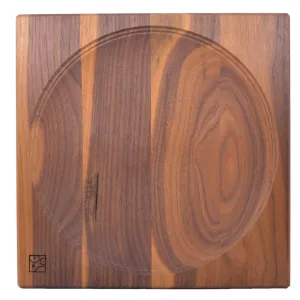 Mader Large Walnut 25cm Spinning Plate