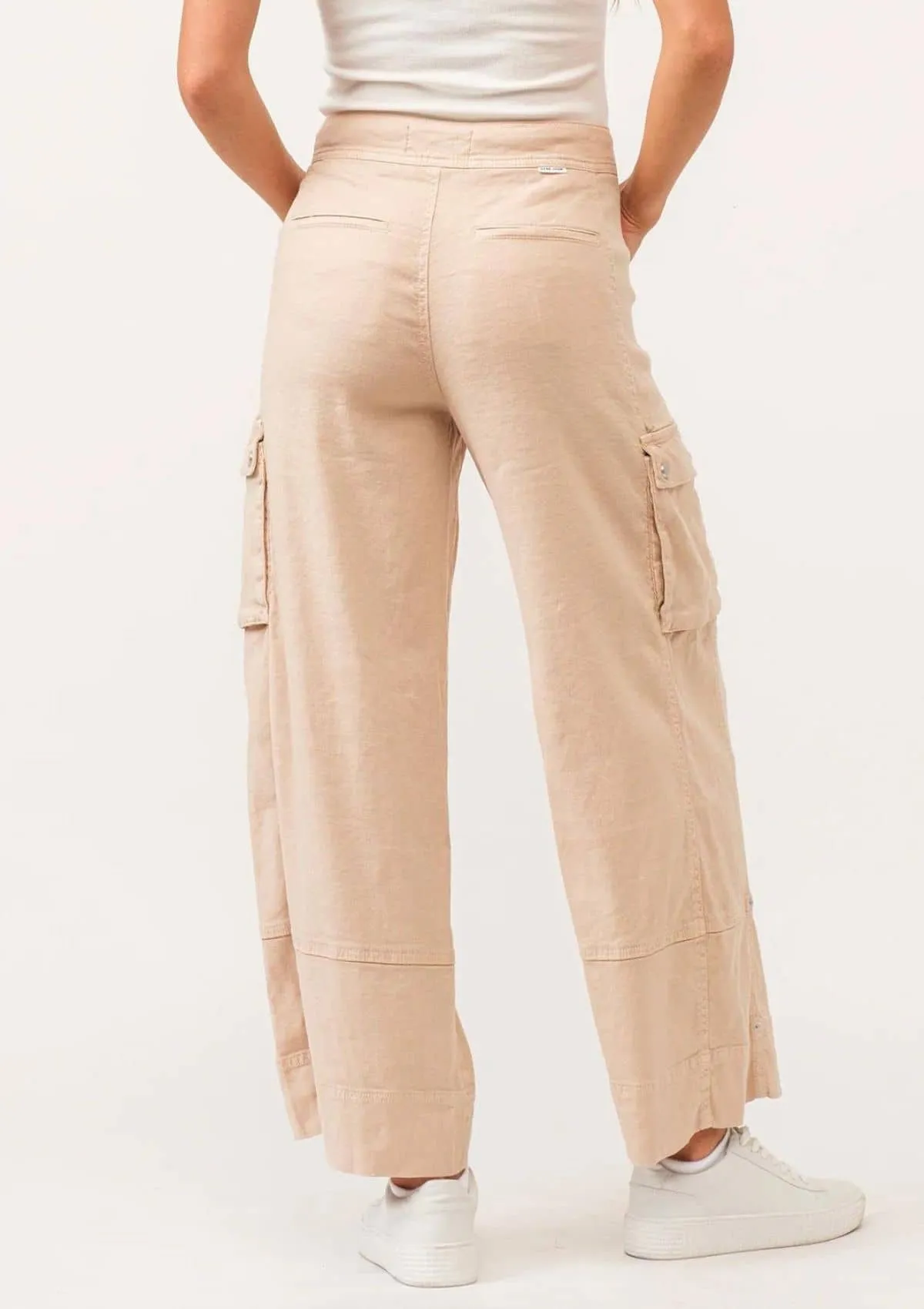 Marvey Super High Rise Pants - Peach Flash