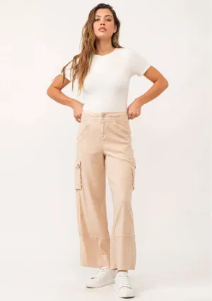 Marvey Super High Rise Pants - Peach Flash