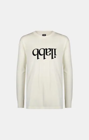 Merino Long Sleeve Tee | Capsize - Off White - Men's