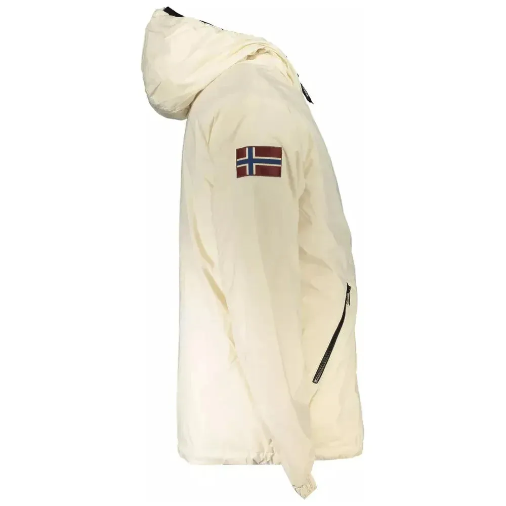 Napapijri White Polyamide Men Jacket