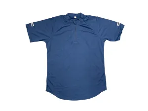 New Male Blue Police Community Support Officer Embroidered Breathable Short Sleeve Wicking Top