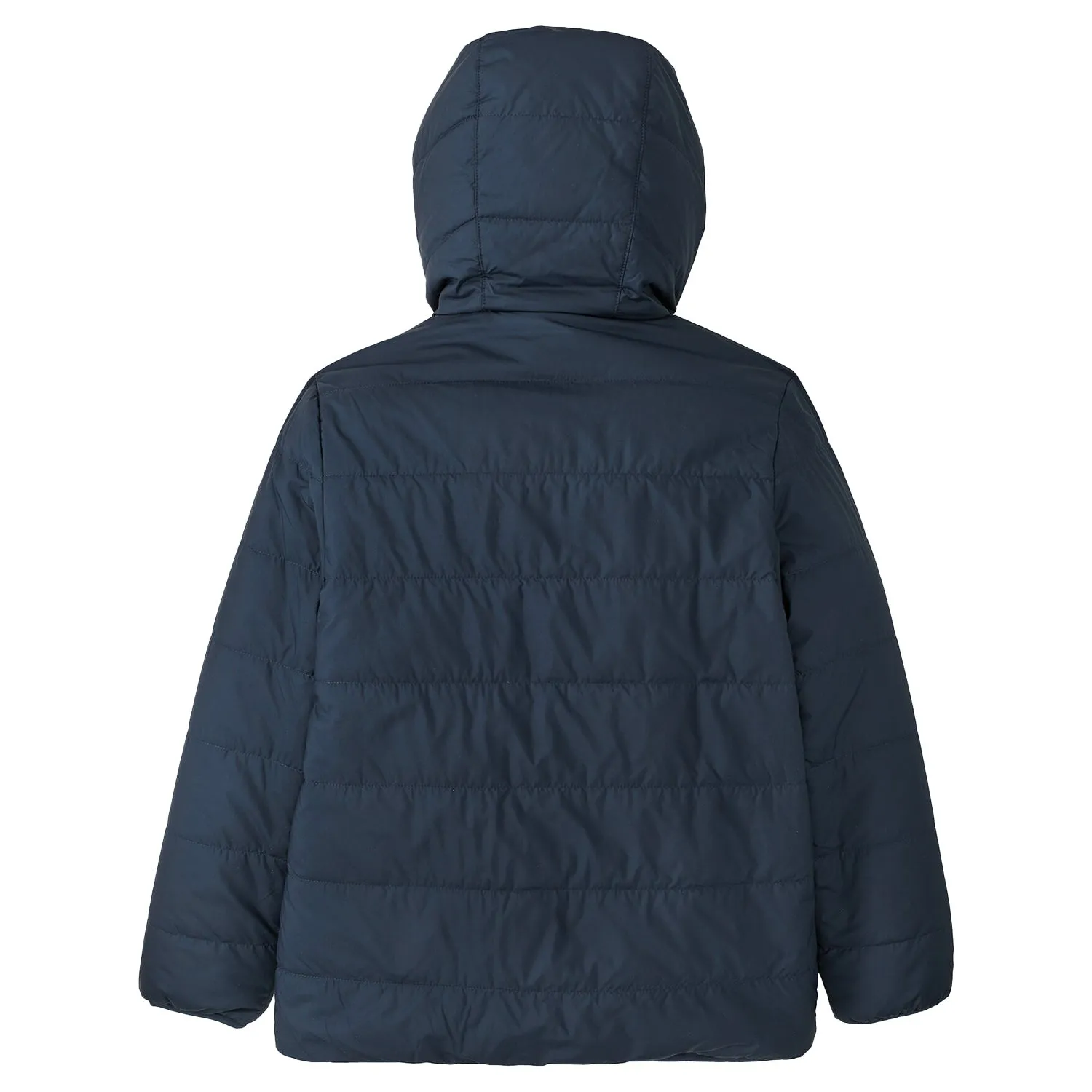 Kids Reversible Ready Freddy Hoody in New Navy by Patagonia.