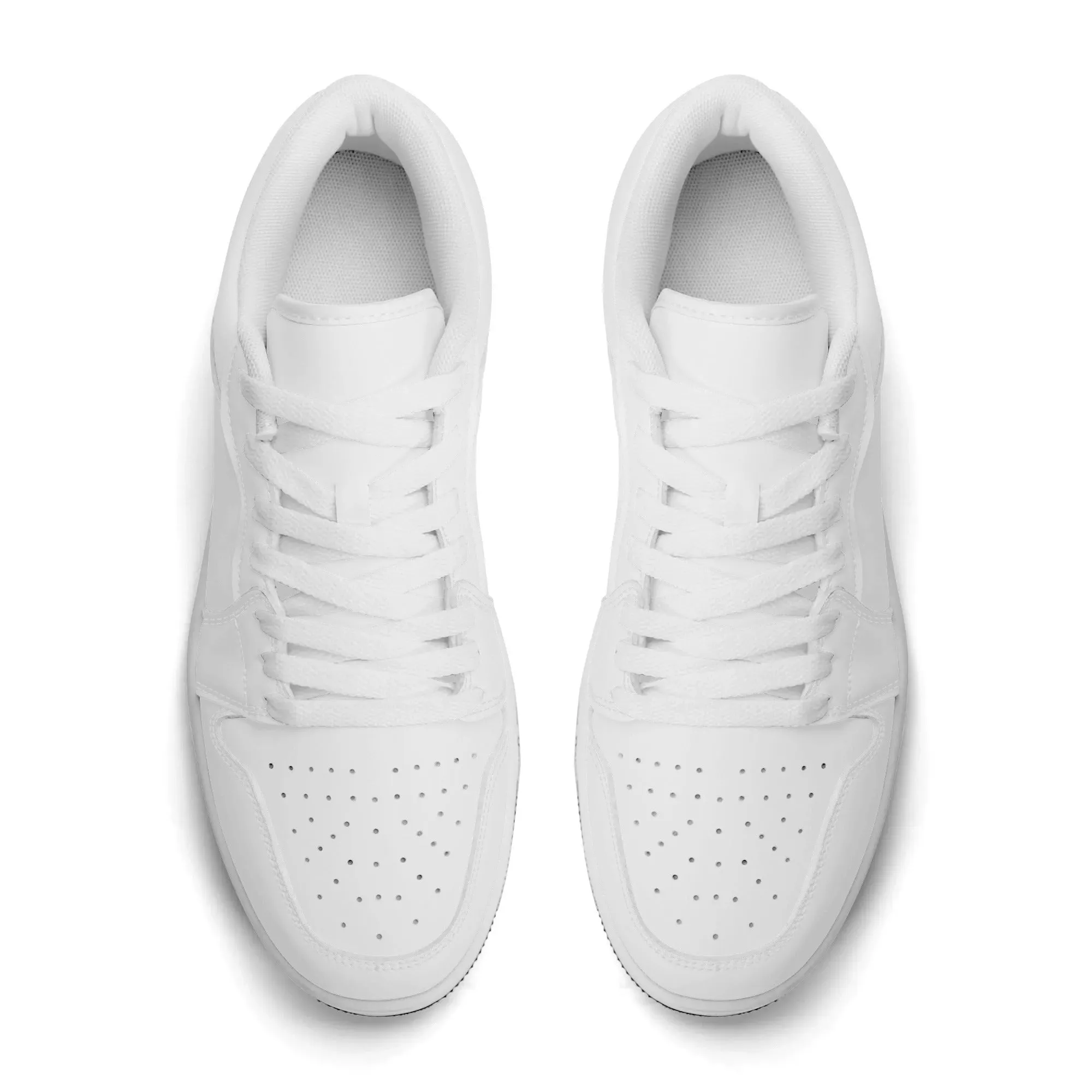 Personalize Your Own Low Top Sneakers-White or Black