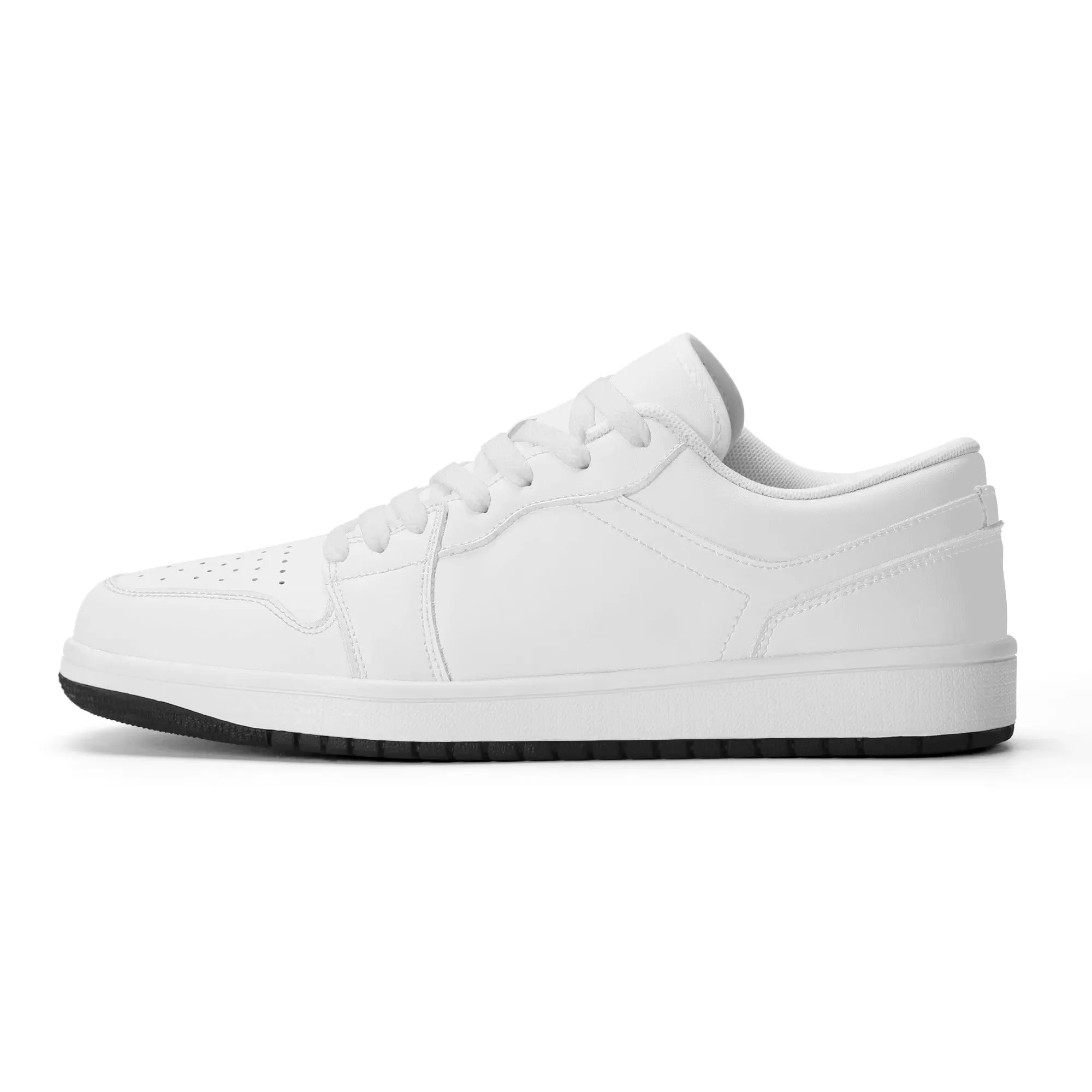 Personalize Your Own Low Top Sneakers-White or Black