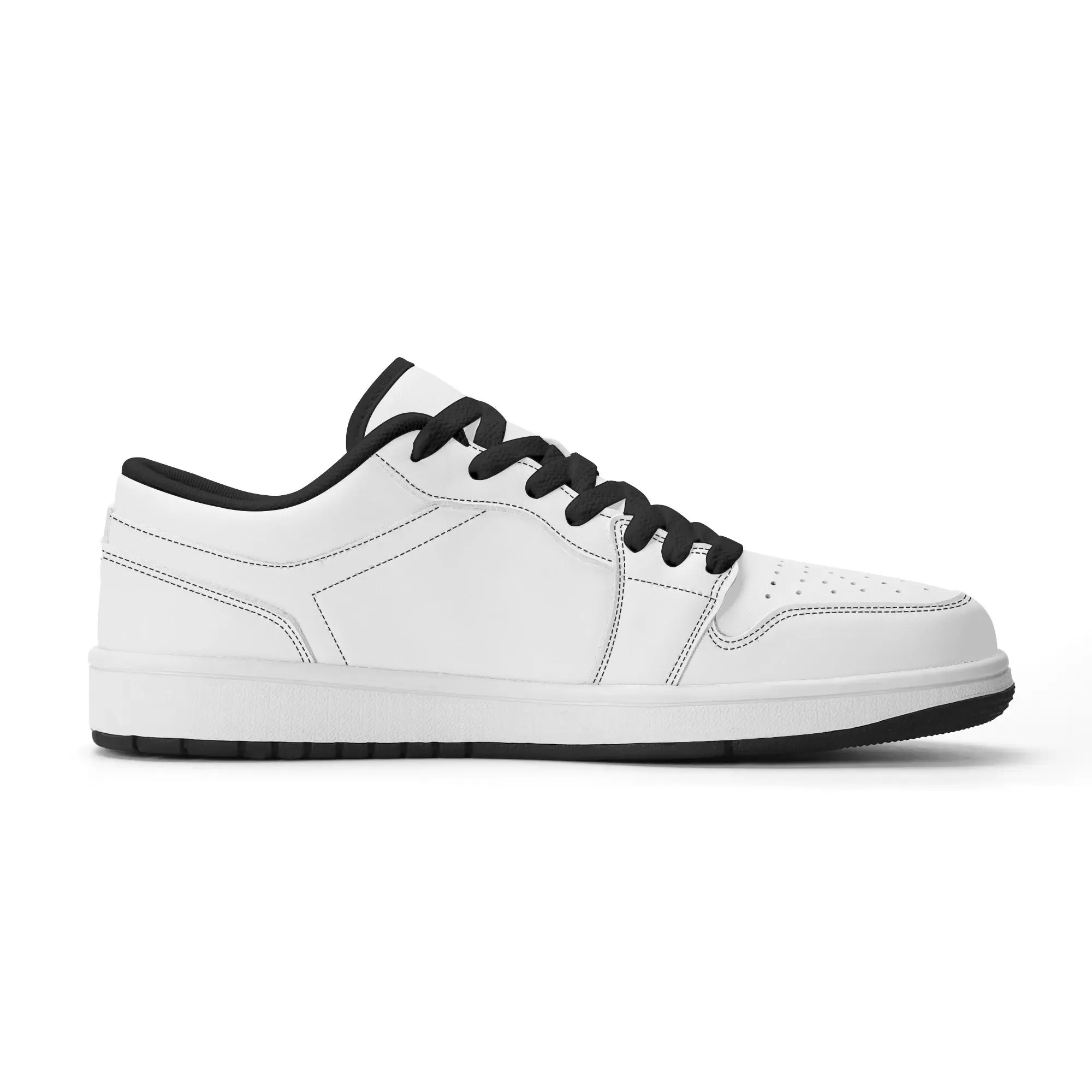 Personalize Your Own Low Top Sneakers-White or Black