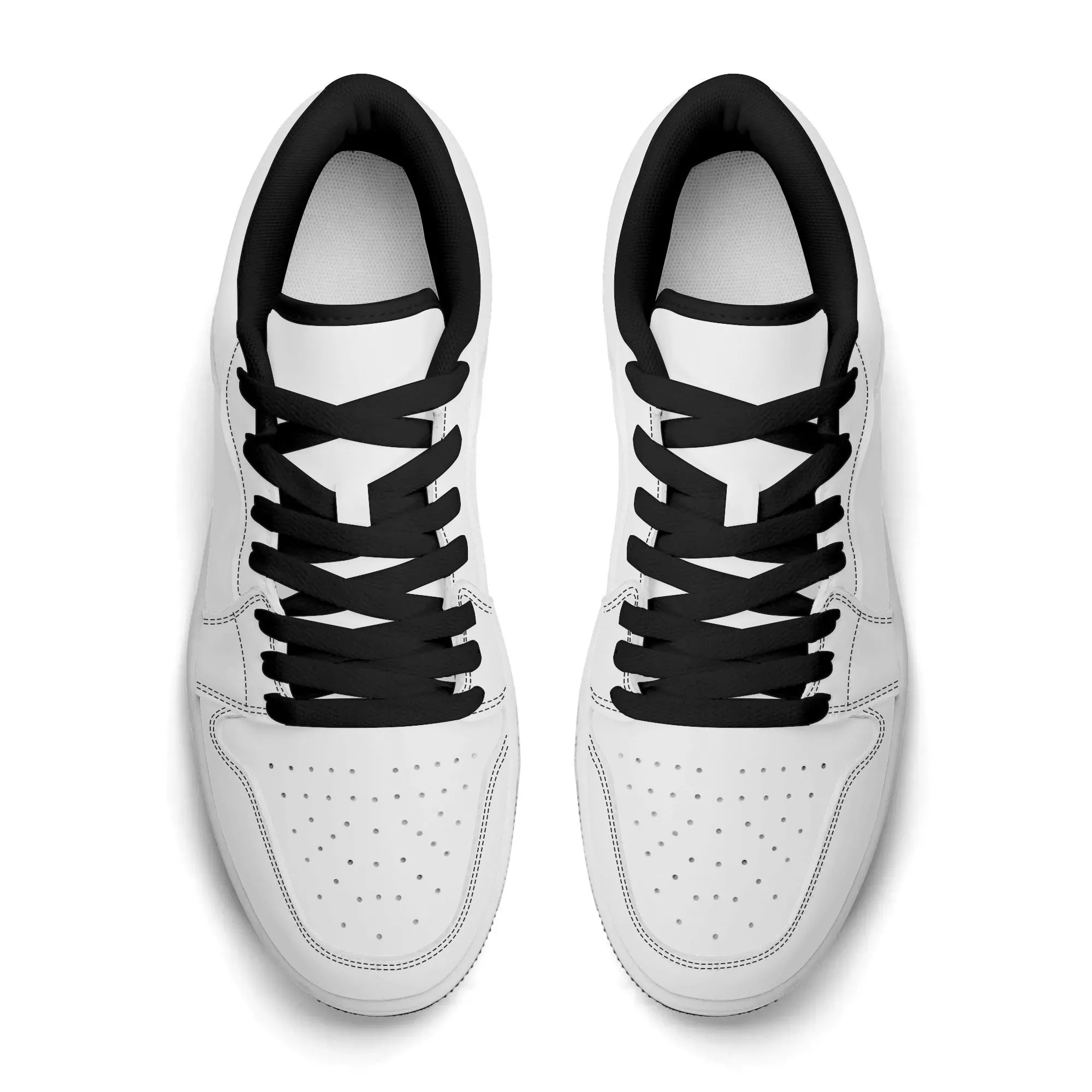 Personalize Your Own Low Top Sneakers-White or Black