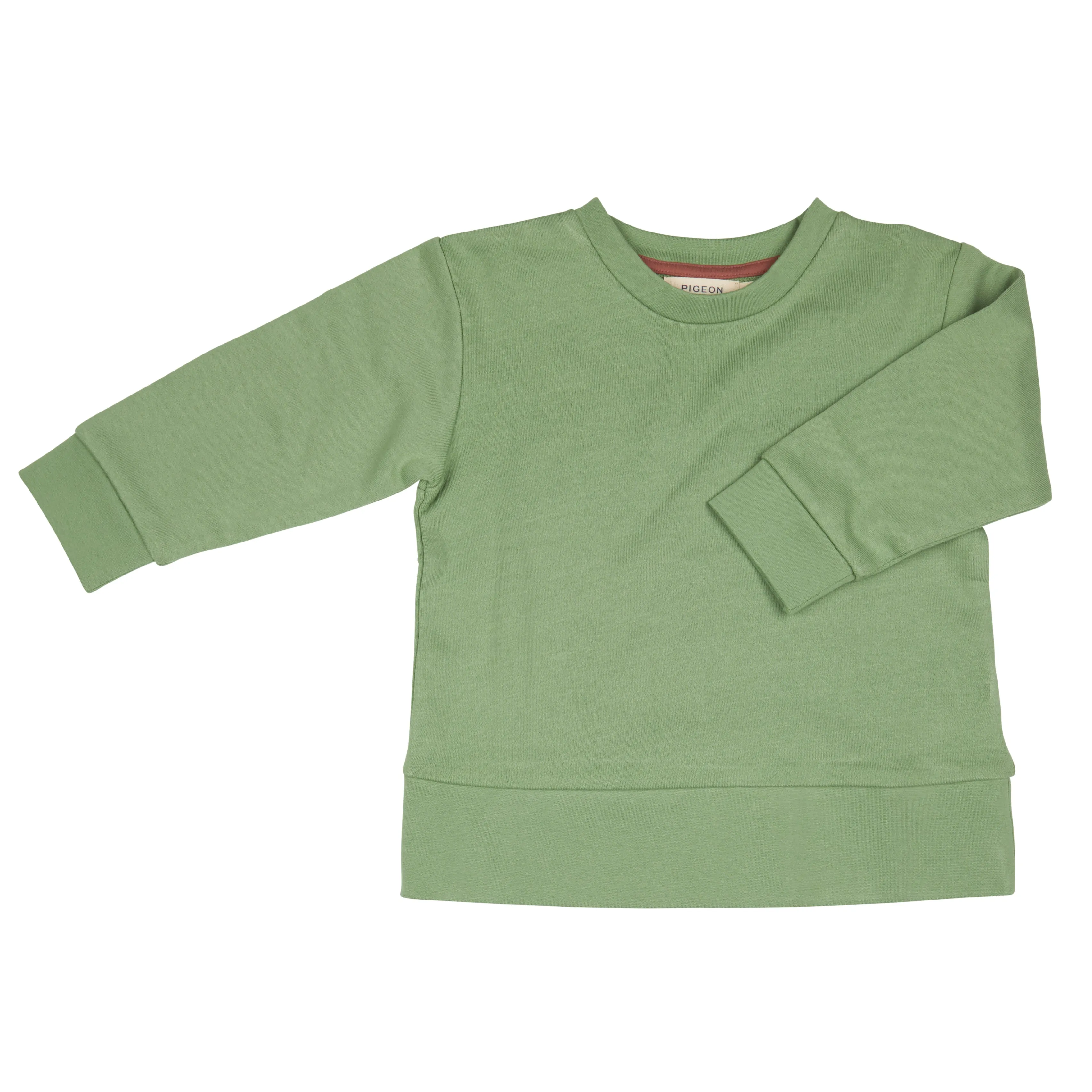 Pigeon Organics - Jersey boxy sweatshirt, green