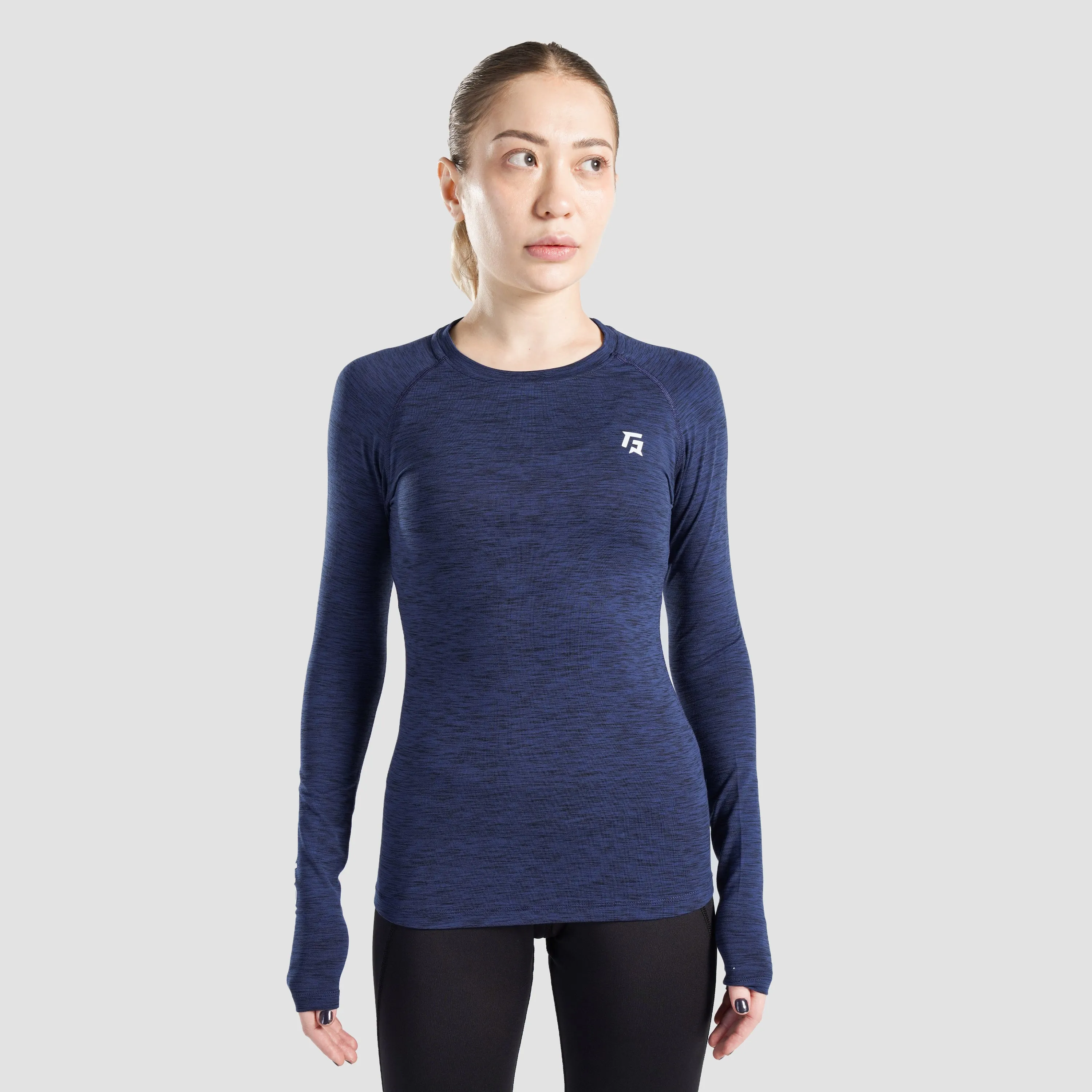 Prime Compression Long Sleeves (Navy)