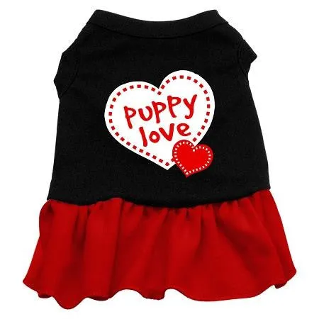 Puppy Love Dresses Black with Red XL (16)