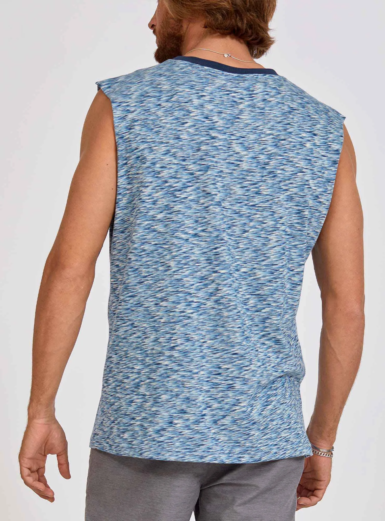 REGULAR TANK TOP WITH FRONT PRINT