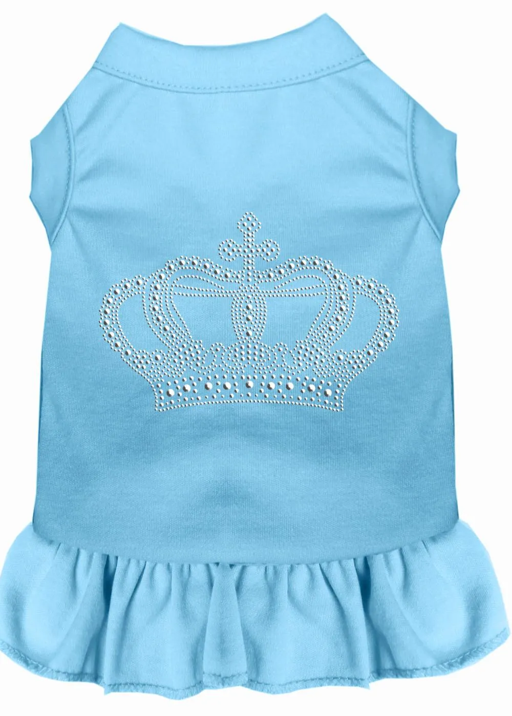 Rhinestone Crown Dress Baby Blue Lg (14)