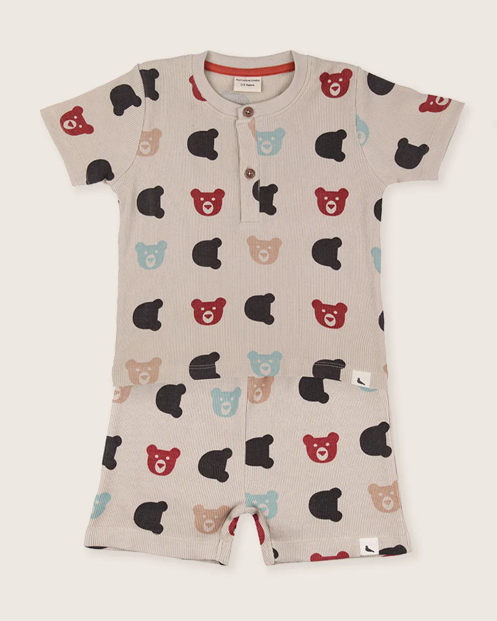 Rib Bear T-Shirt & Shorts Set