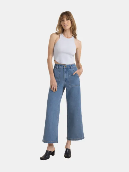 High-Waisted Roark Womens Denim Jeans - Size SS125