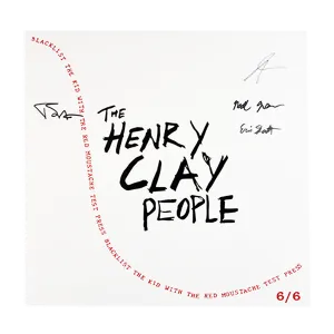 Signed The Henry Clay People 'Blacklist' 12" Vinyl Test Pressing