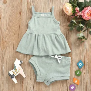 Soft Organic Cotton Sleeveless Tops and Shorts