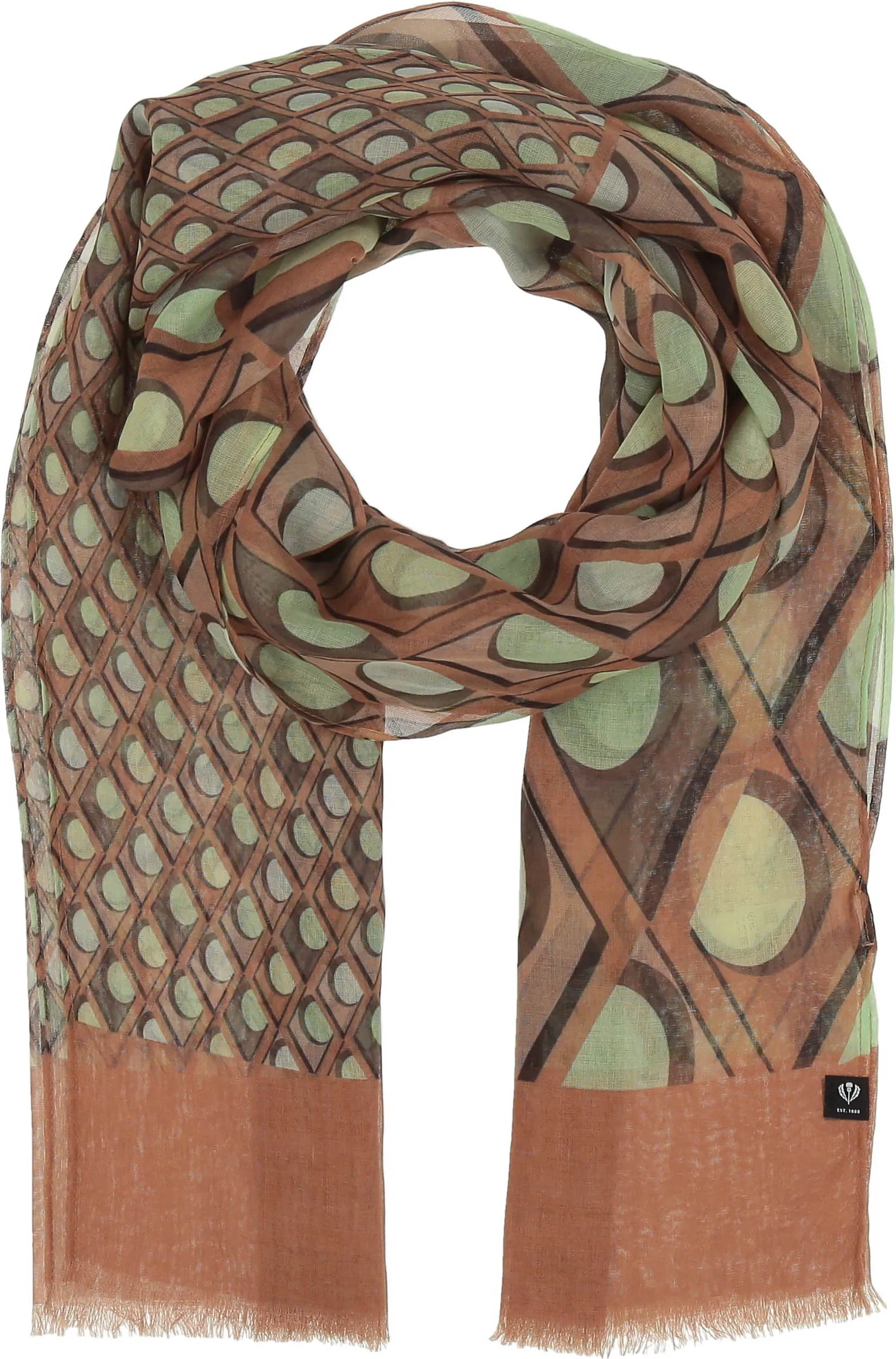 Sustainability Edition Geo Diamond Recycled Scarf