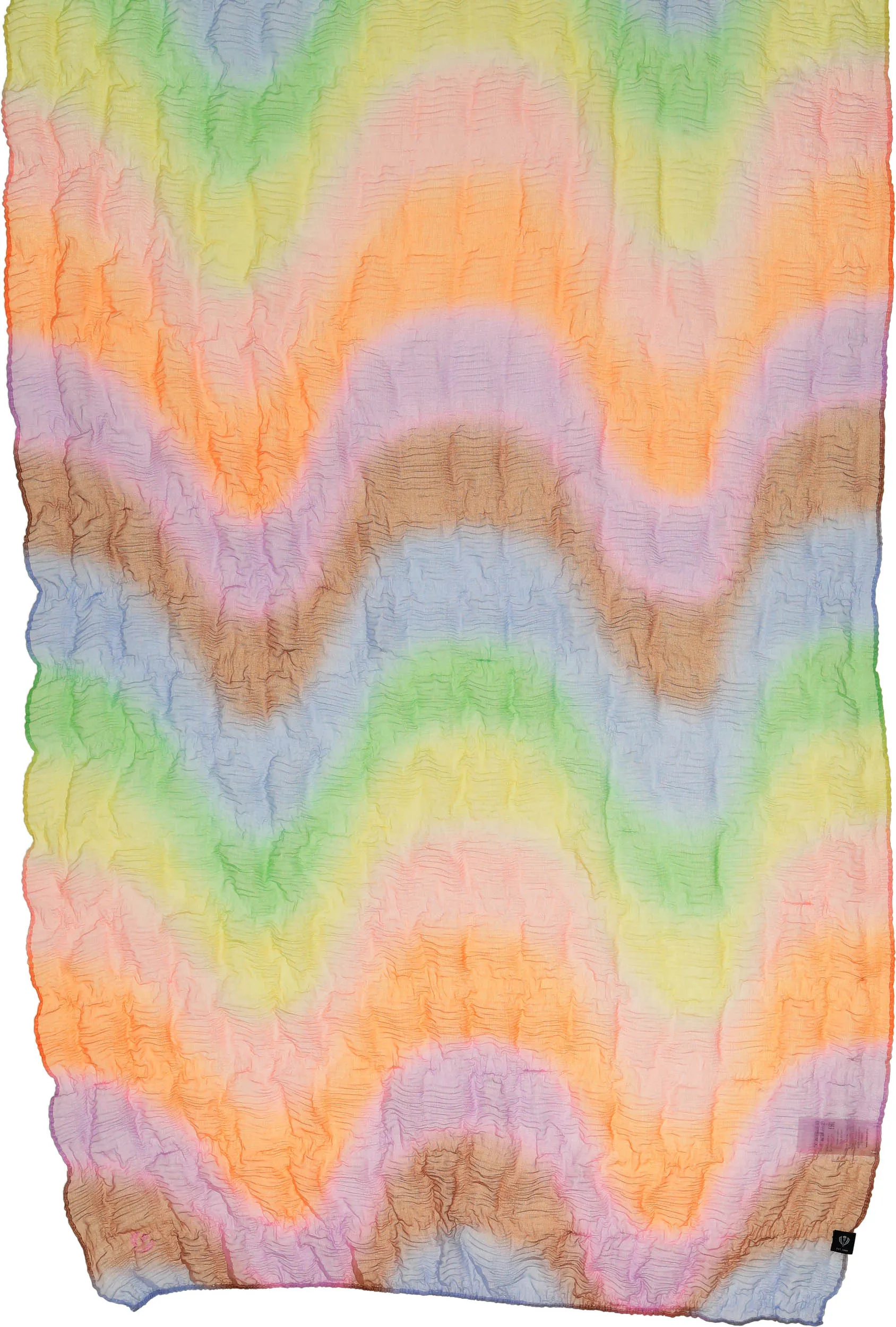 Sustainability Edition Misty color Plissé Scarf