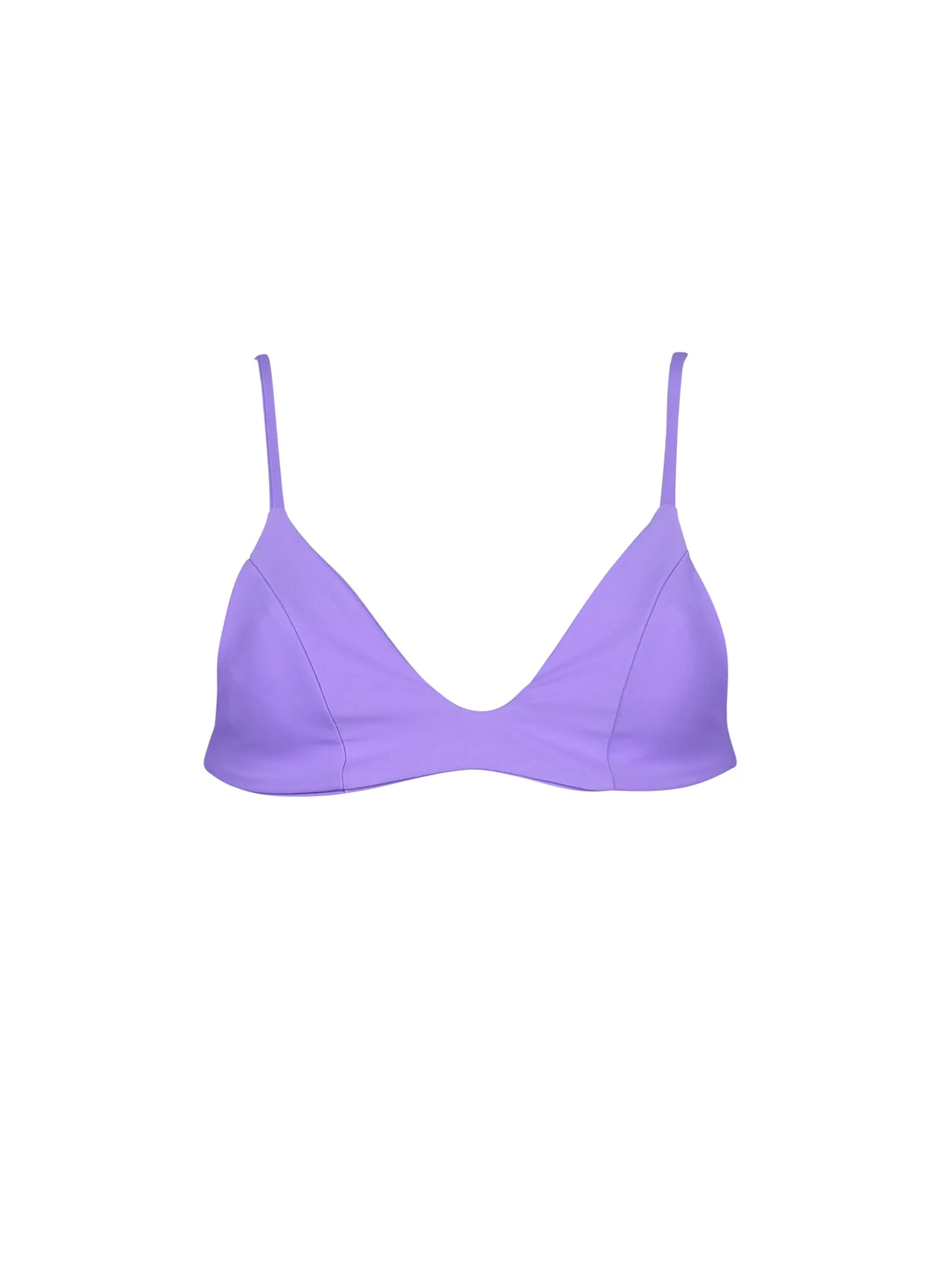 sustainable swimwear top kaya fresh lilac